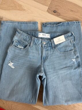 NWT Hollister low rise baggy denim sz 26